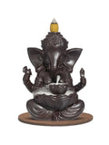 1 peça de Incensário Cascata Ganesha, Suporte de Incenso de Cerâmica com Fluxo Reverso, Ornamento de Elefante para Aromaterapia e Yoga, Decoração para Casa.